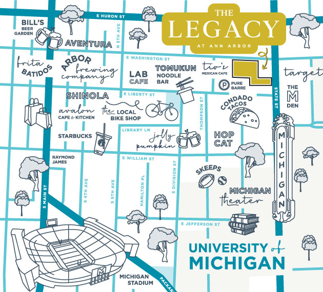 Apartments Near UMich The Legacy at Ann Arbor