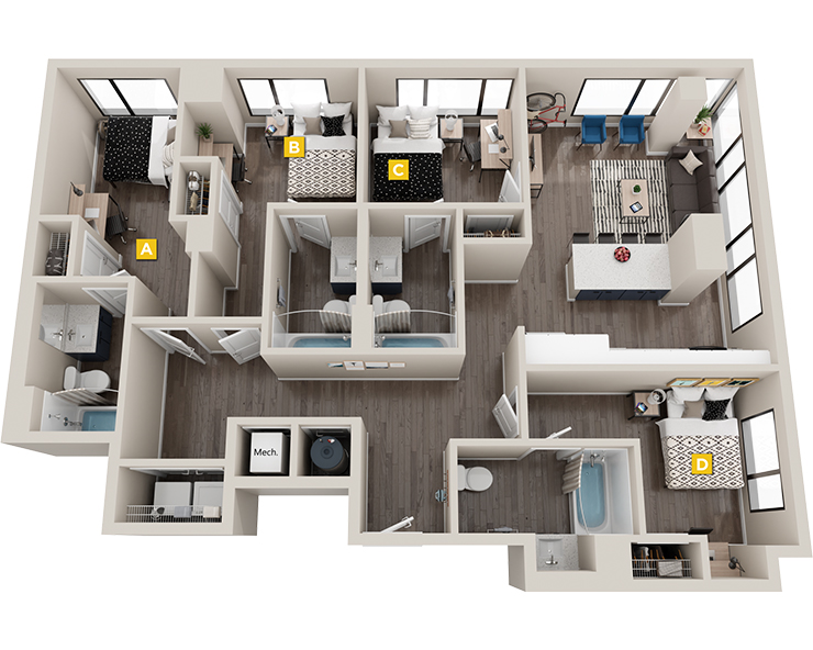 D3.1 - 4x4 Floor plan