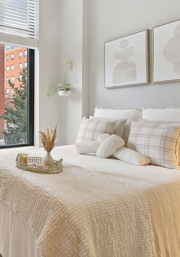 furnished bedroom
