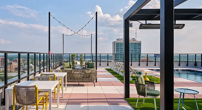 pool deck
